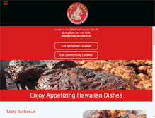 Tablet Screenshot of konacafebbq.com
